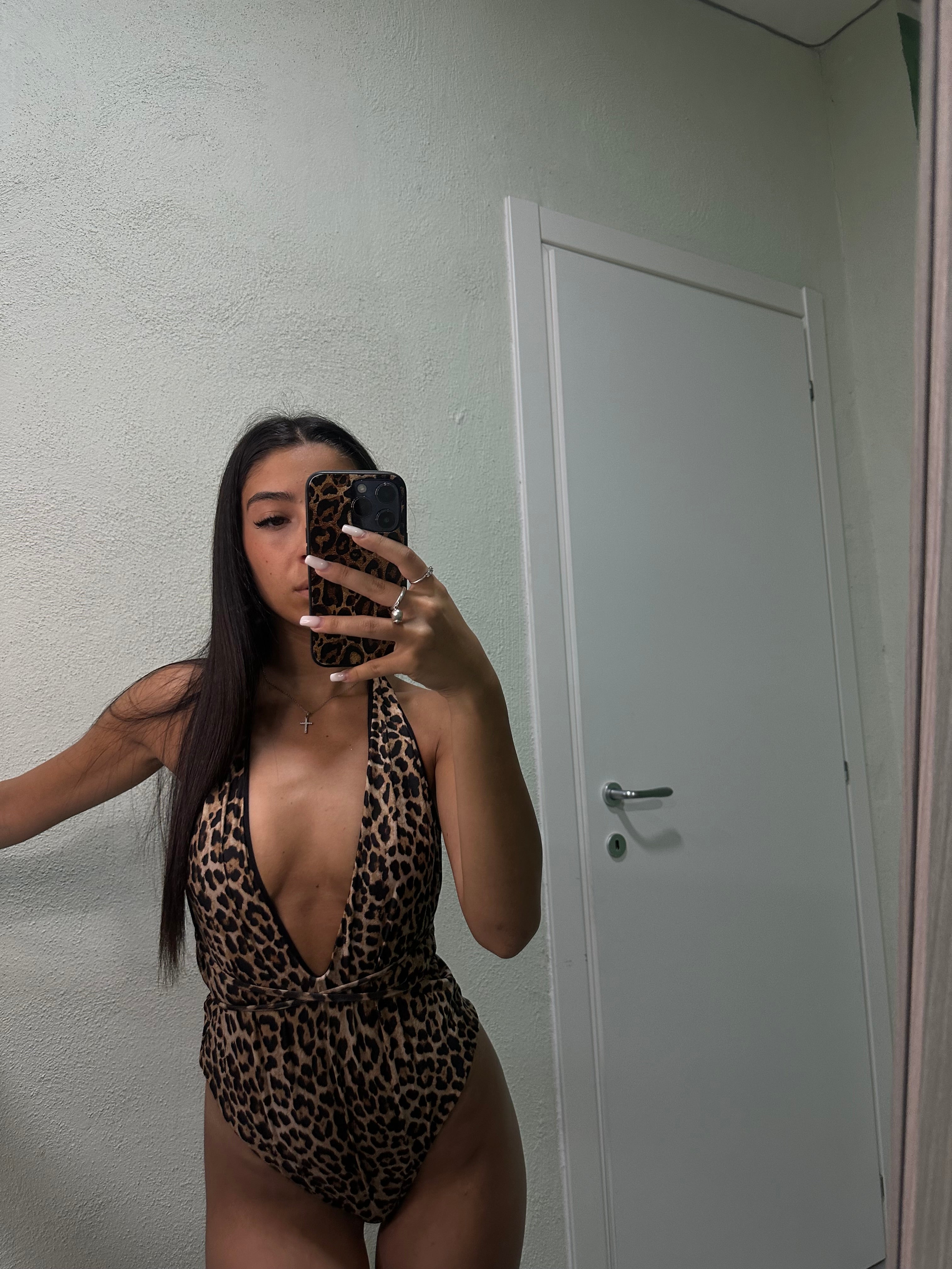 intero chic safari maculato