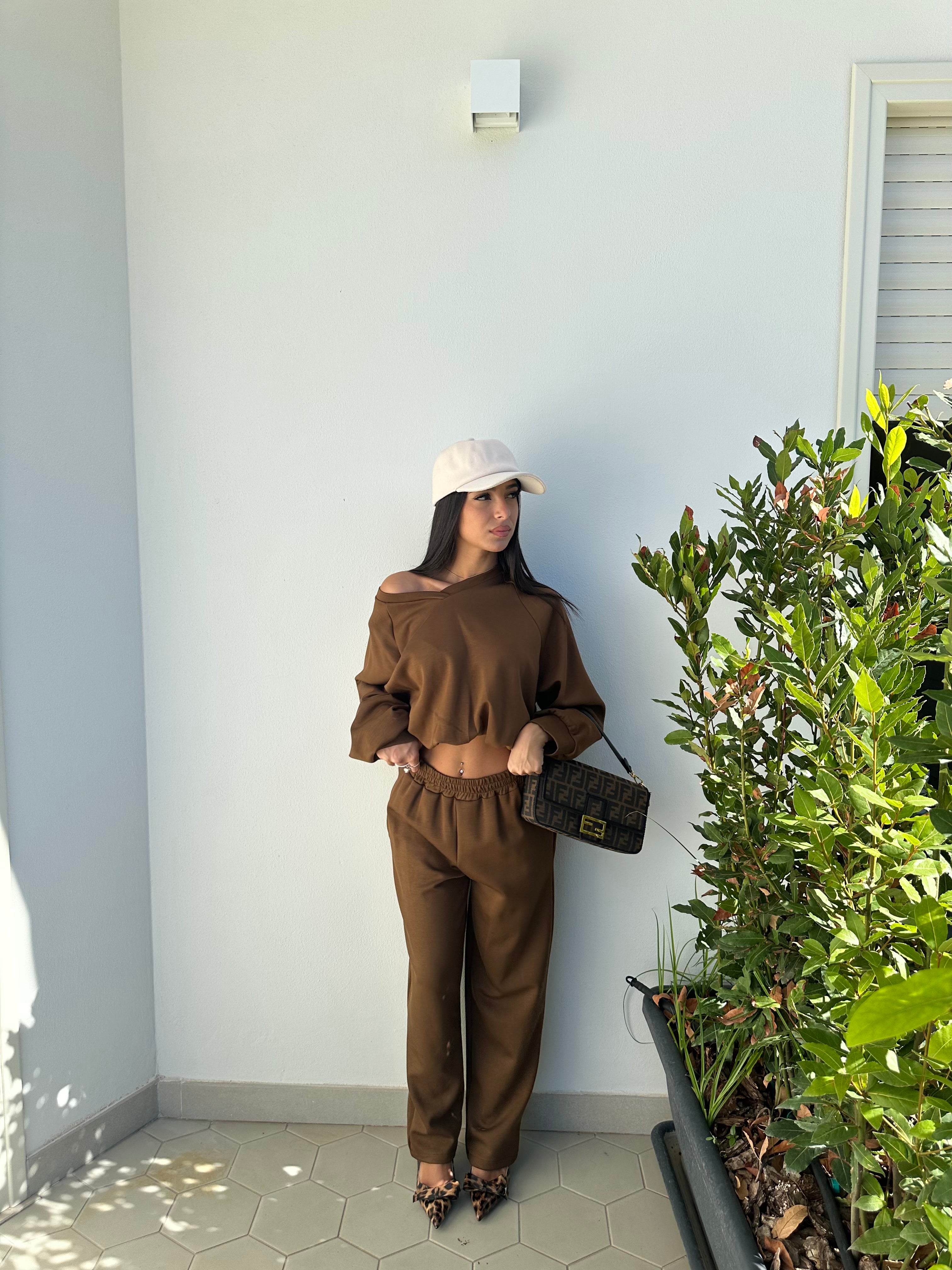 coordinato tuta monospalla