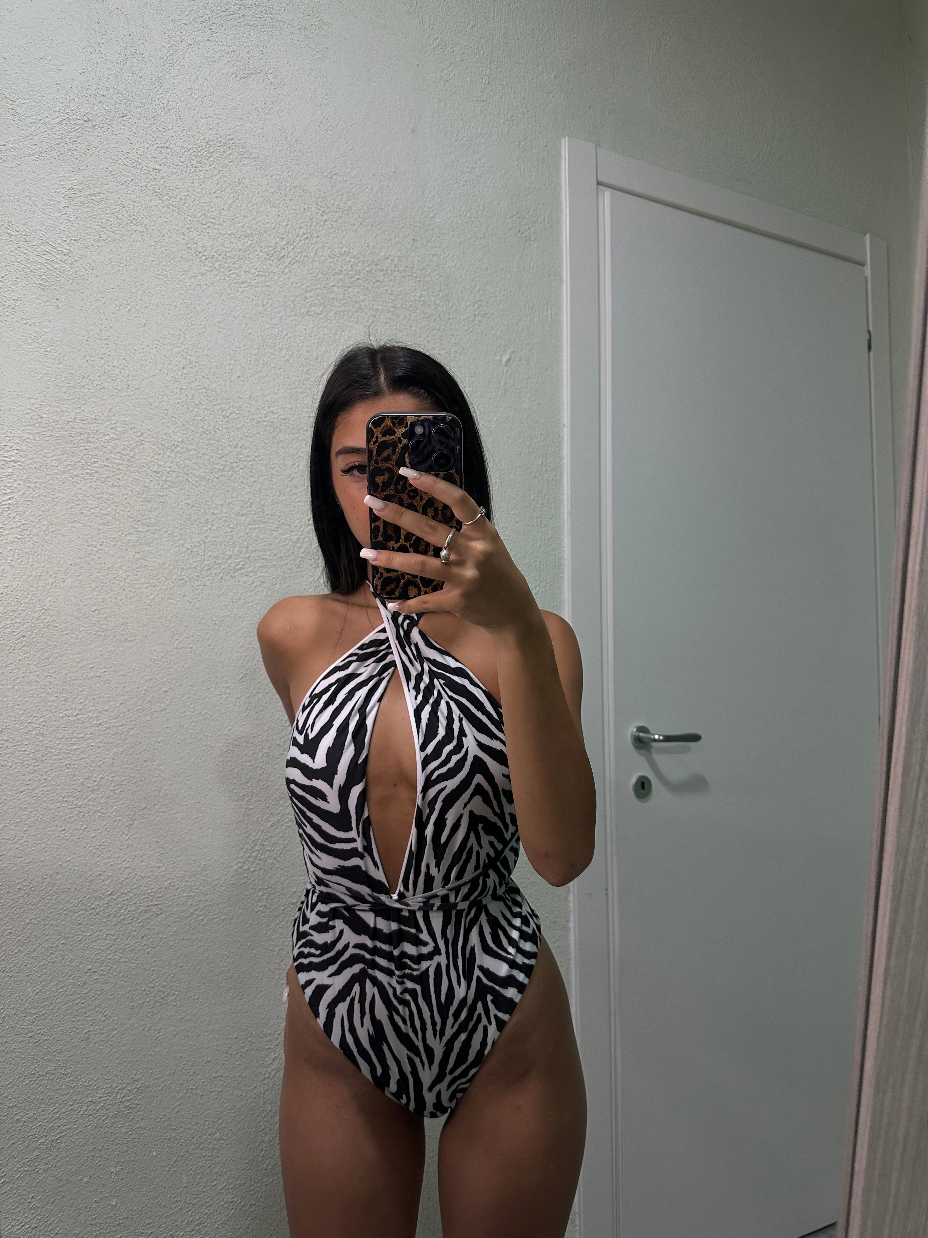 intero chic safari zebrato