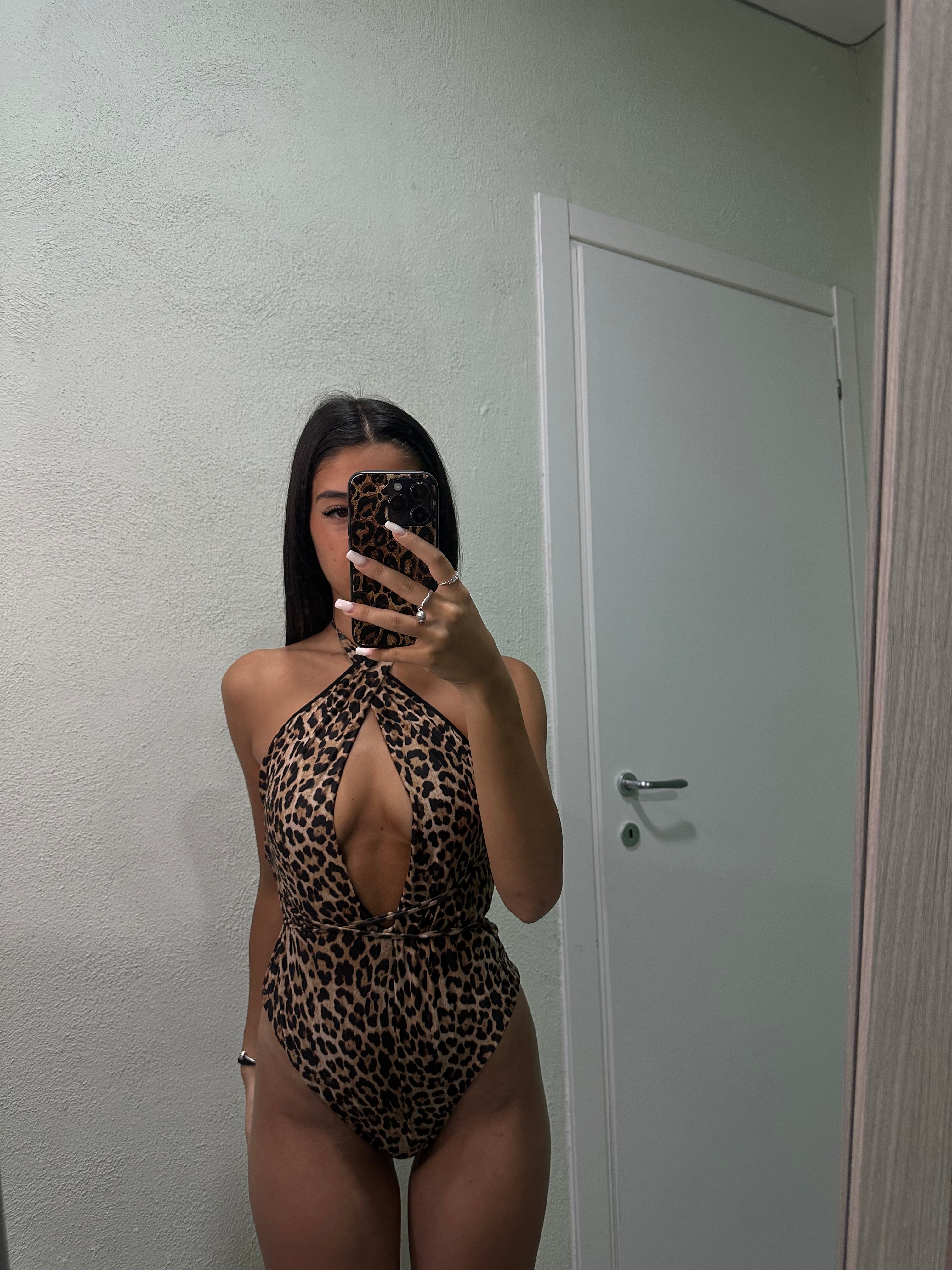 intero chic safari maculato