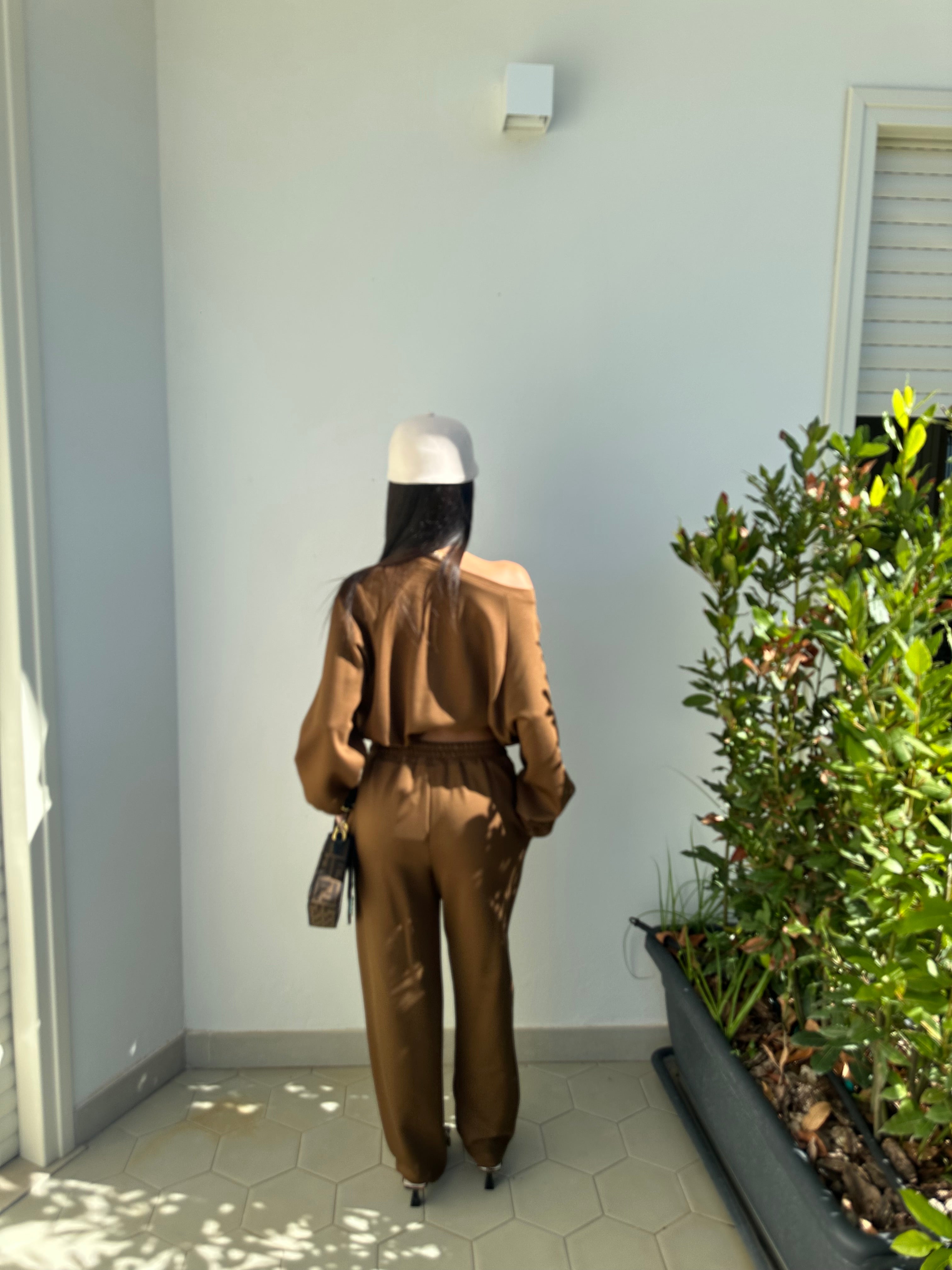 coordinato tuta monospalla