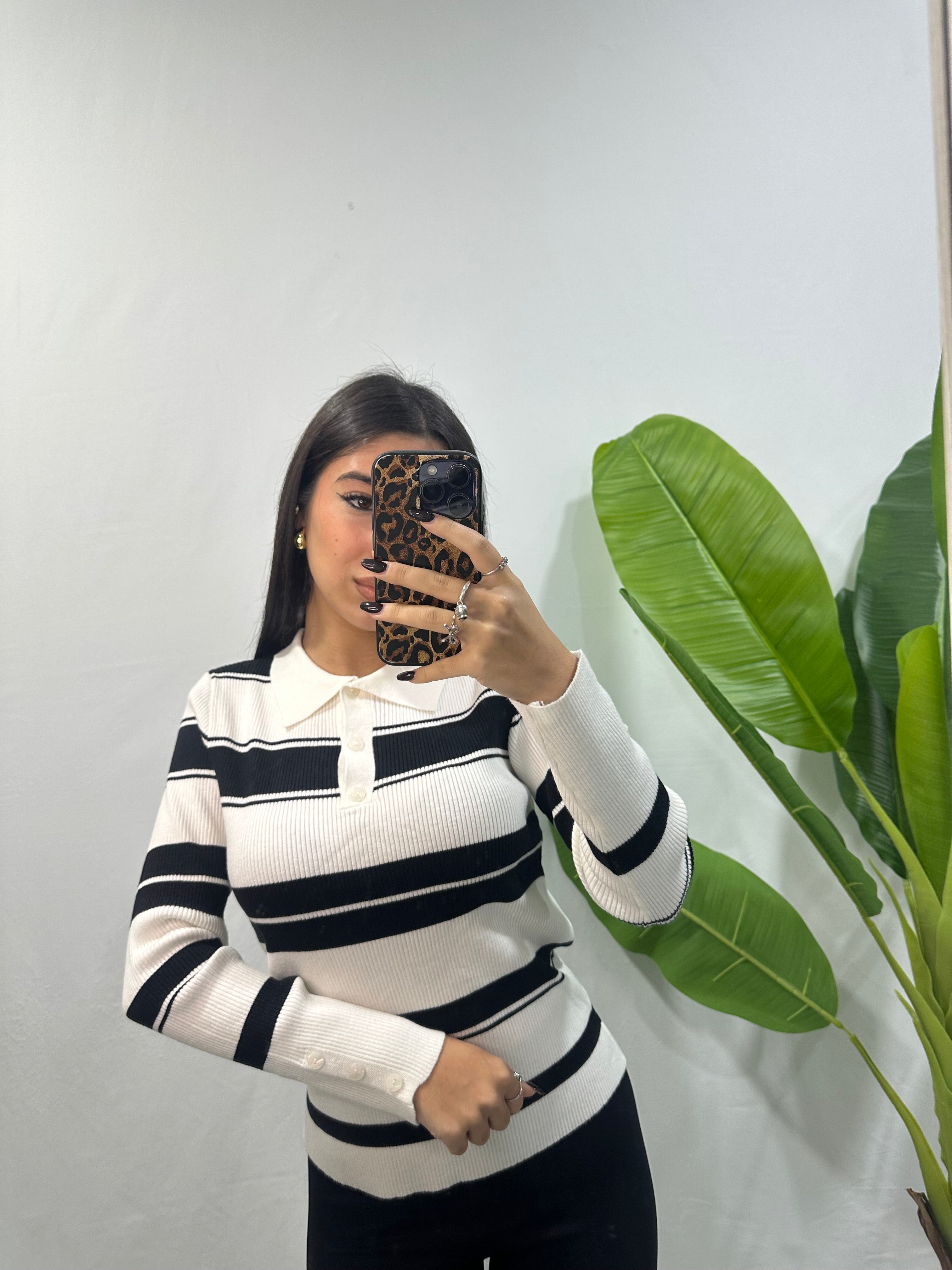 maglioncino stripe chic