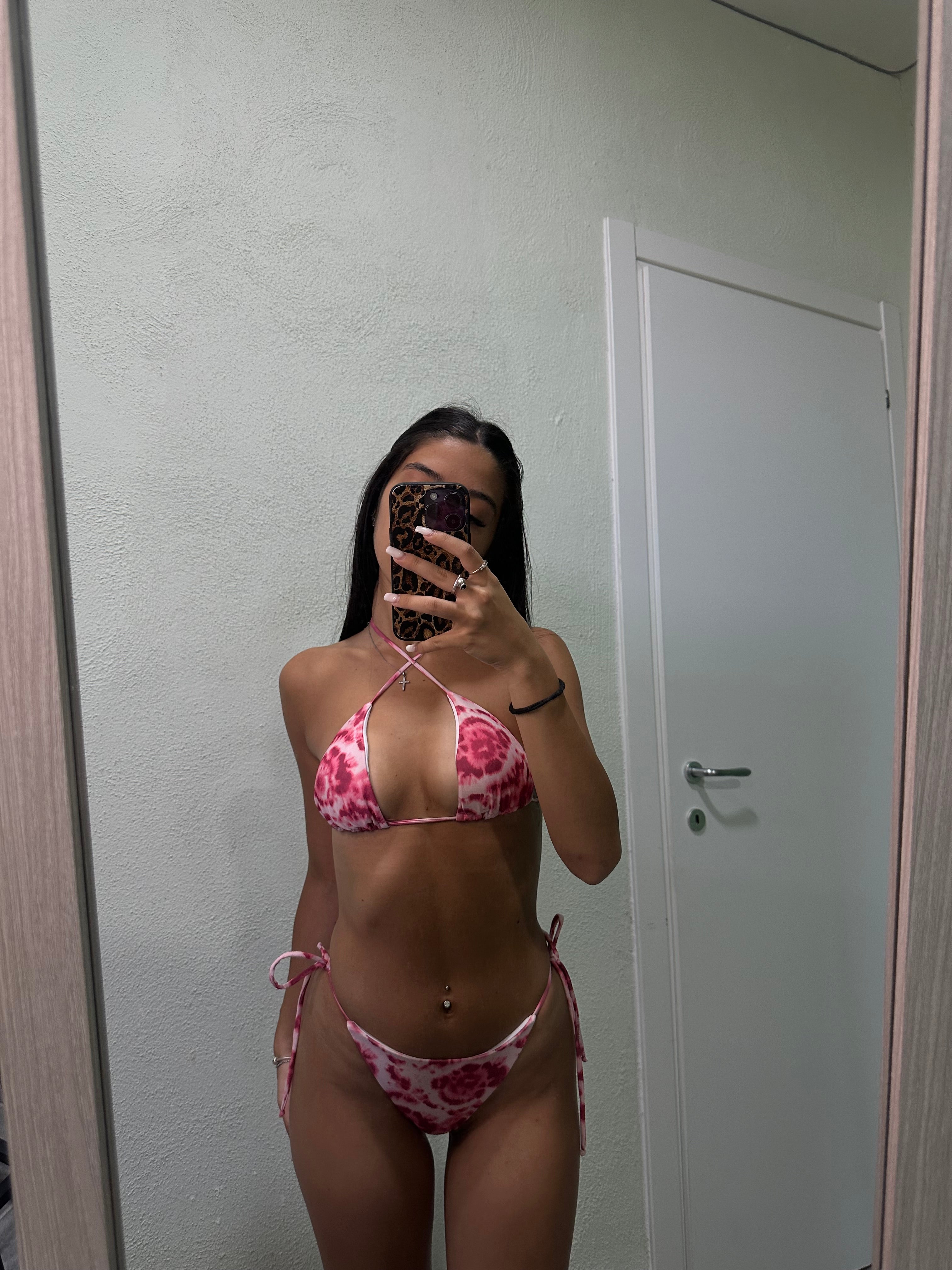 bikini pink tropic