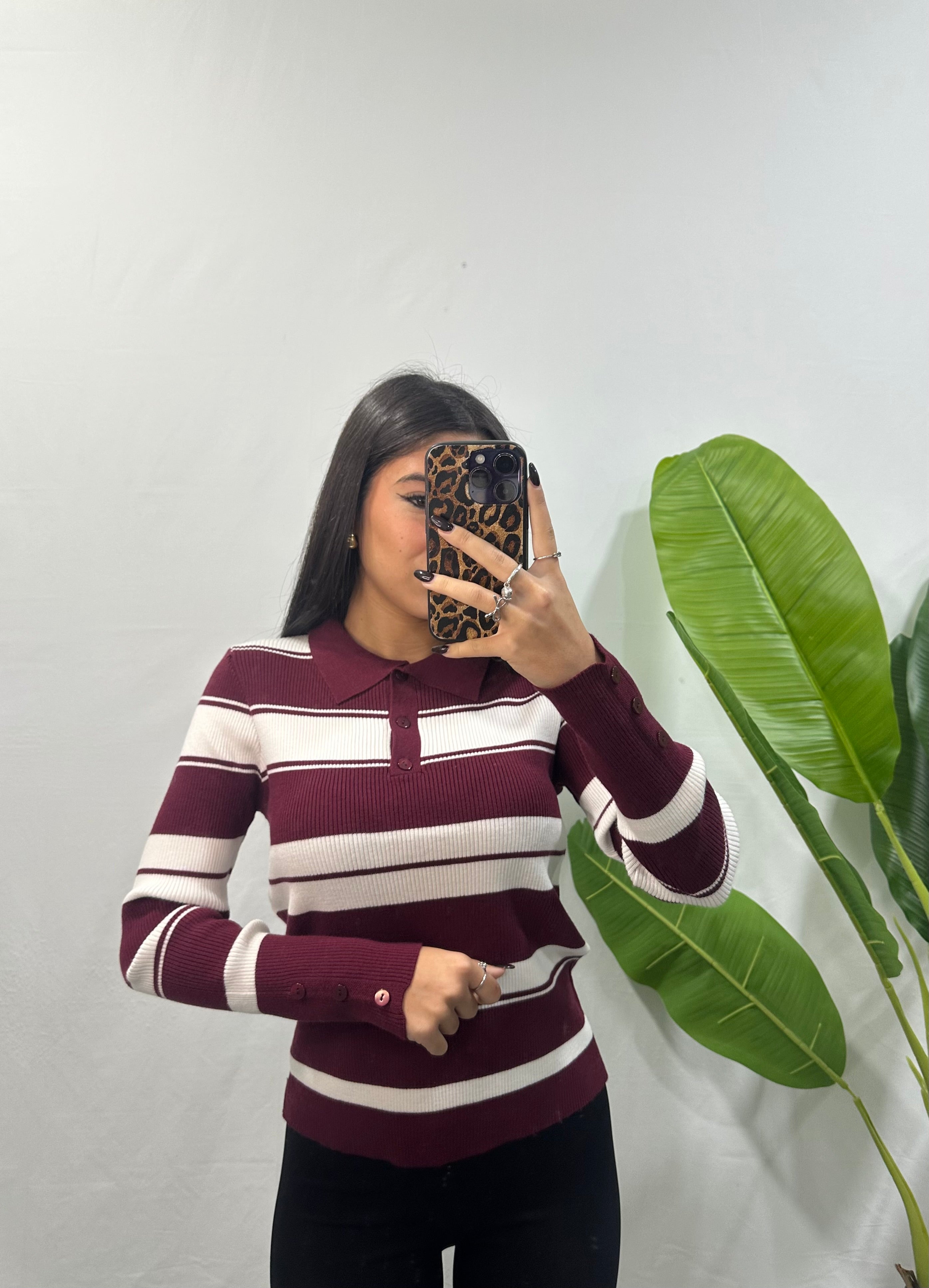 maglioncino stripe chic