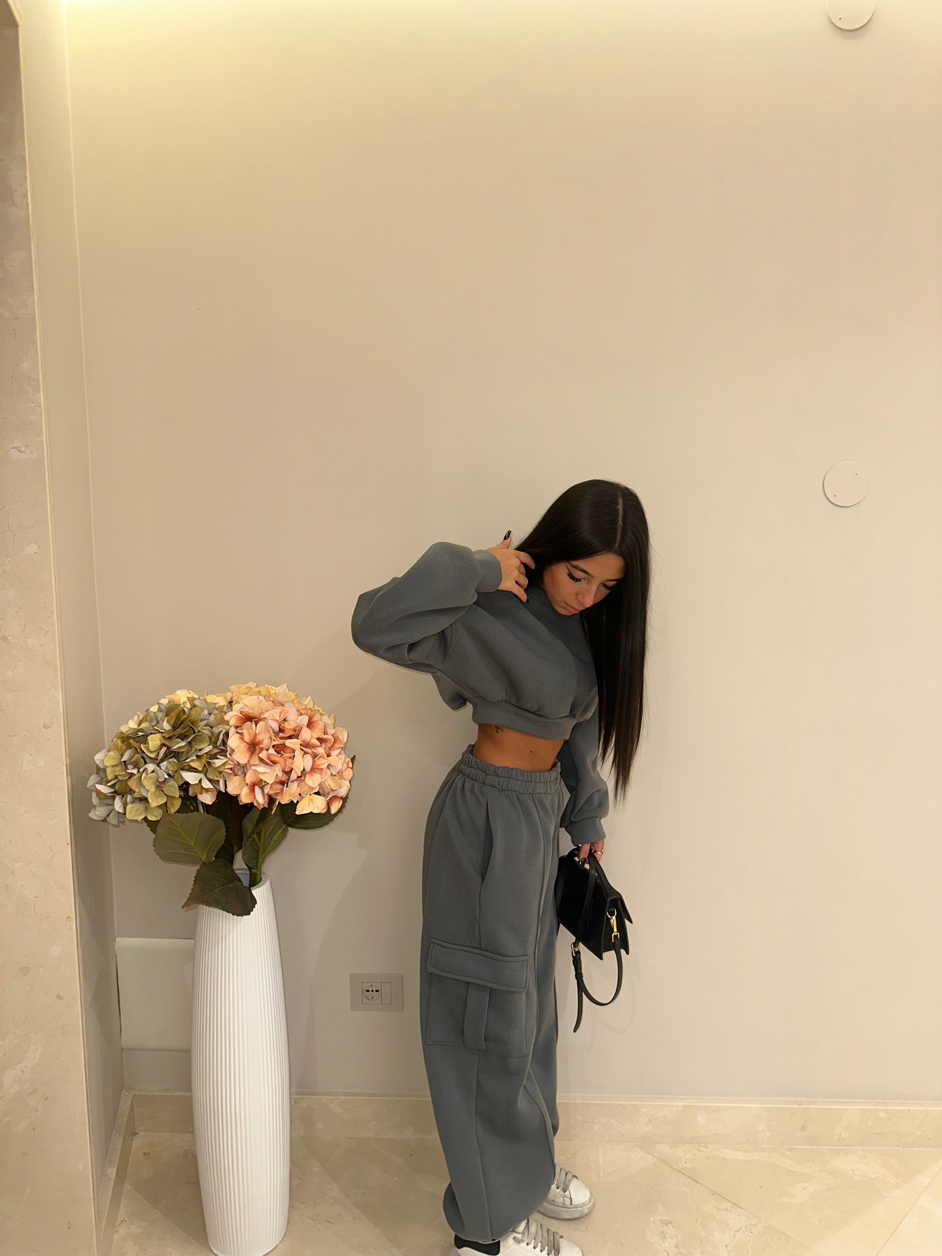 coordinato tuta cargo