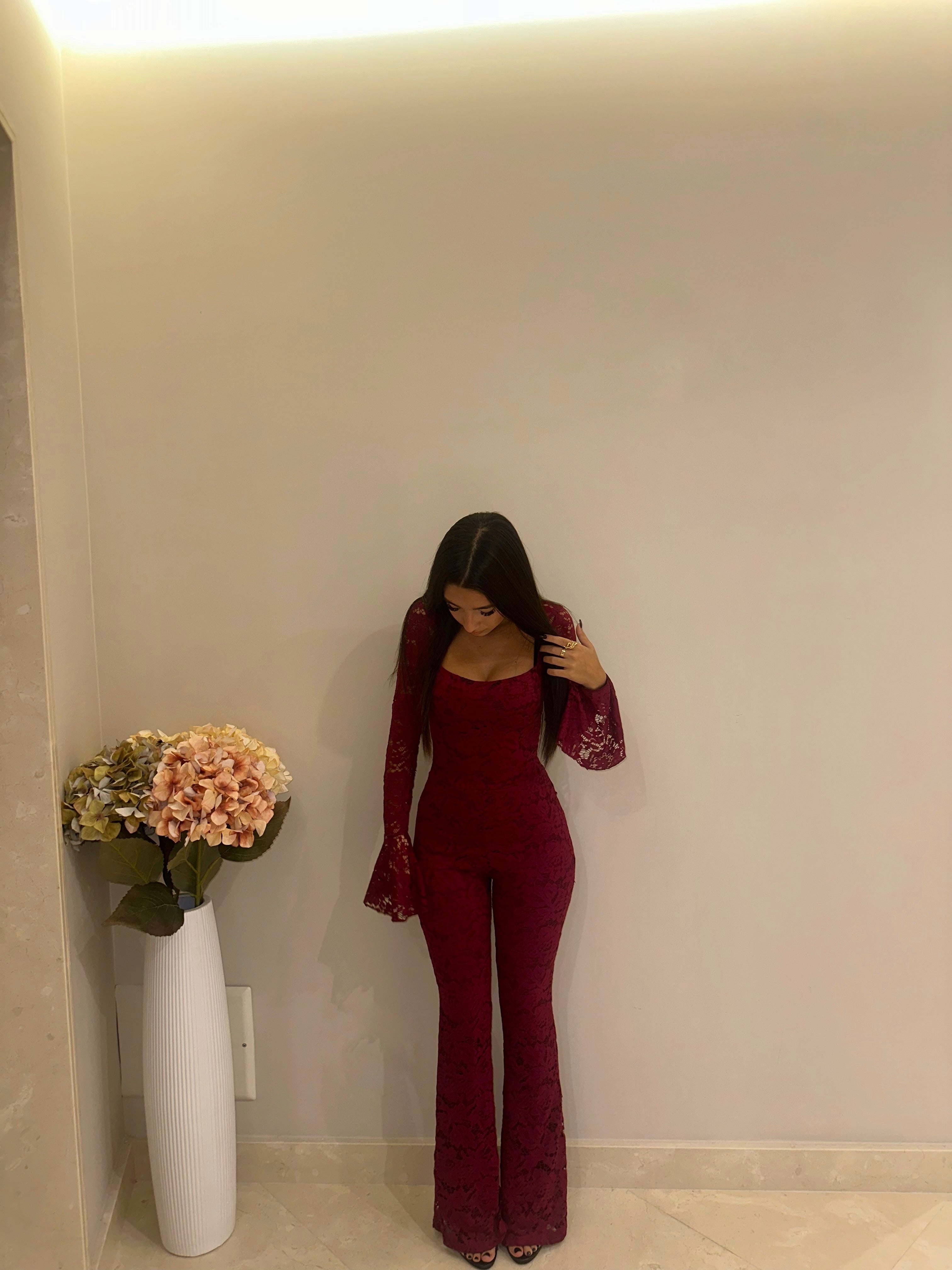 tutina intera in pizzo